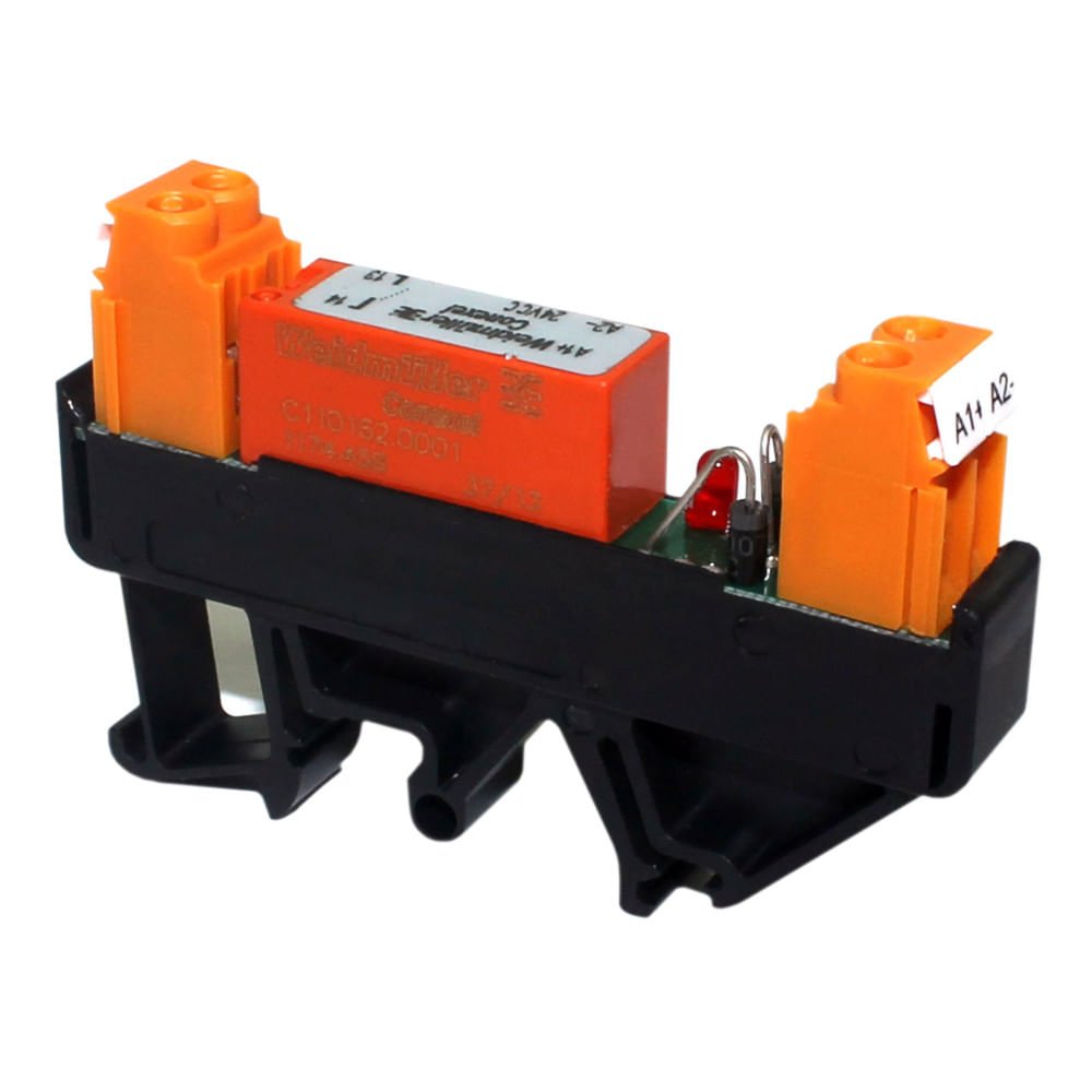 [Imagem do produto ACOPLADOR RS30 1NA 24VCC C/ LED C1101620001 WEIDMULLER]