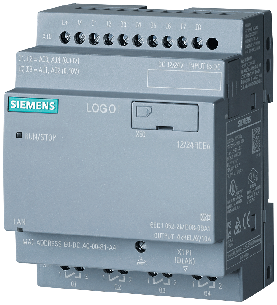 [Imagem do produto LOGO! 12/24RCEO 6ED10522MD080BA2 SIEMENS]