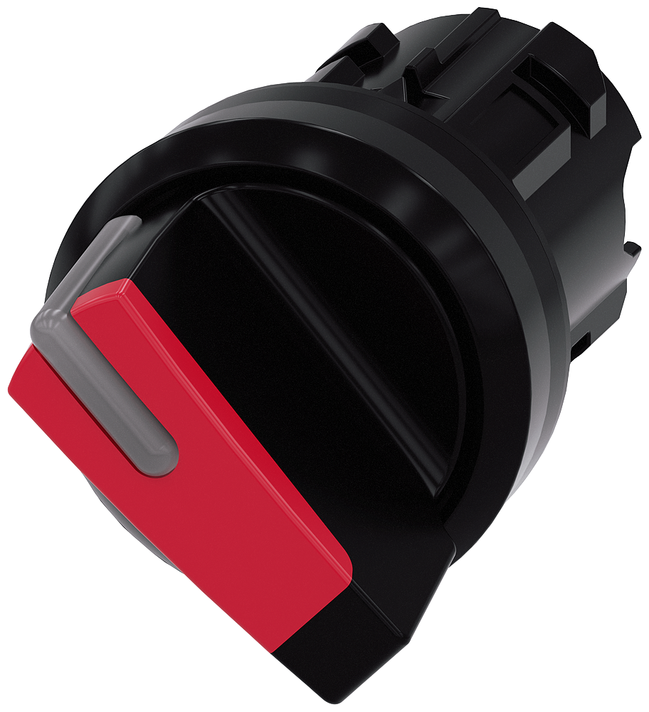 INTERRUPTOR COM MANÍPULO ILUMINÁVEL 22 MM REDONDO PLÁSTICO VERMELHO MAN 3SU10022BF200AA0-ZY12 SIEMENS