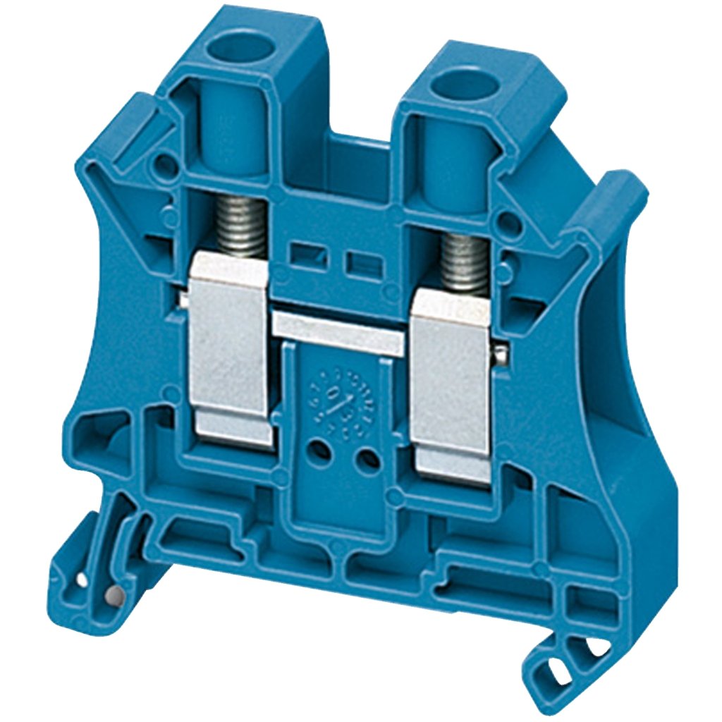 [Imagem CONECTOR PARAFUSO 10MM2 2 PONTOS AZUL NSYTRV102BL SCHNEIDER]