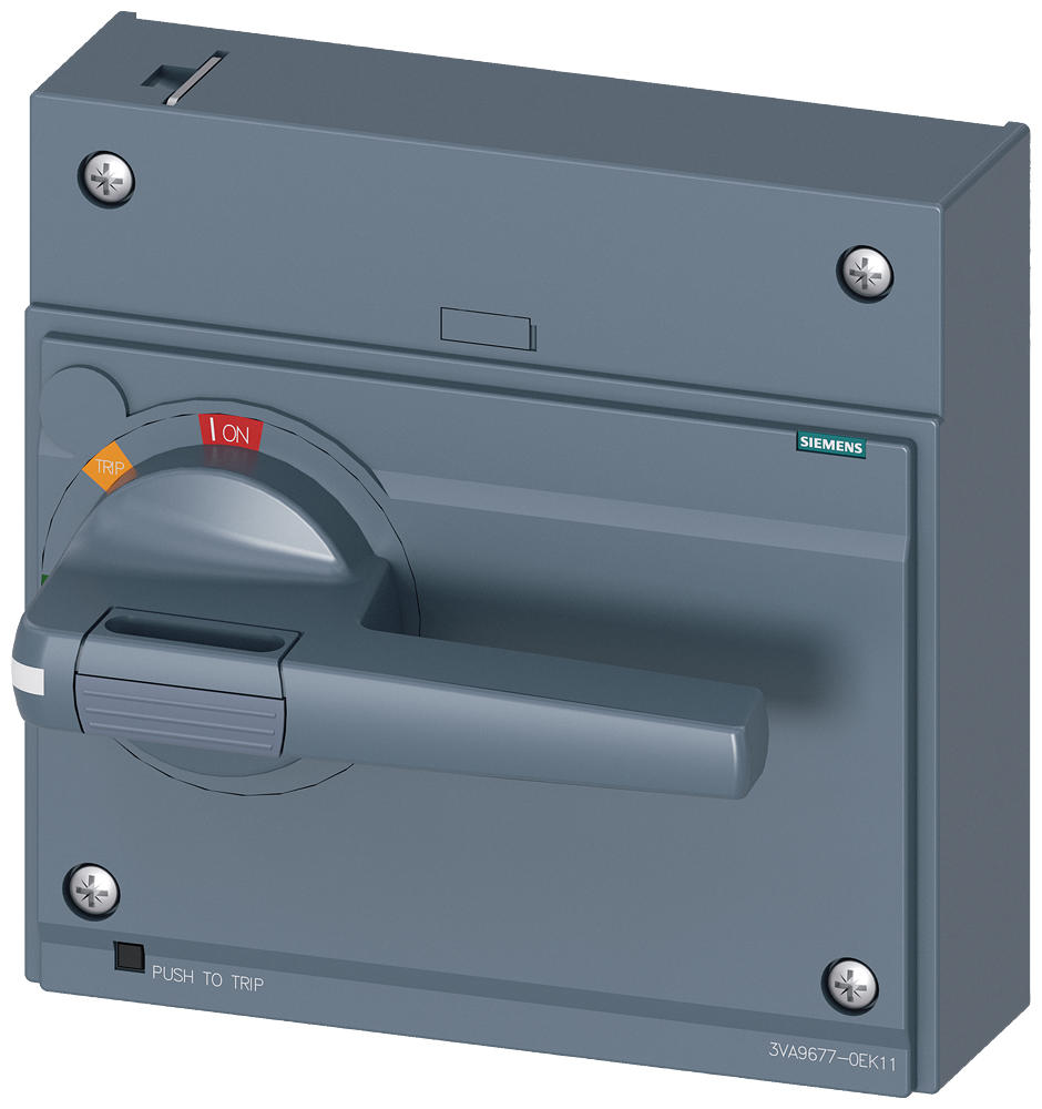 ACIONAMENTO GIRATÓRIO FRONTAL PADRÃO IEC IP30/40 PARA 3VA55; 3VA65/3VA66 3VA96770EK11 SIEMENS