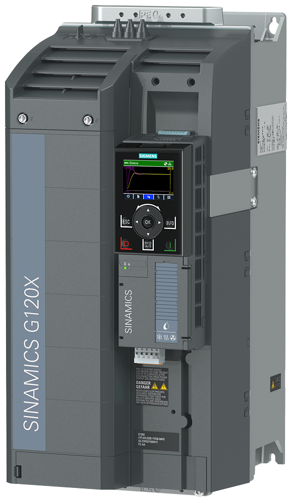 [Imagem INVERSOR DE FREQUÊNCIA TRIFÁSICO G120X 37KW 75A 380/480V 47/63HZ 6SL32203YE360AB0 SIEMENS]