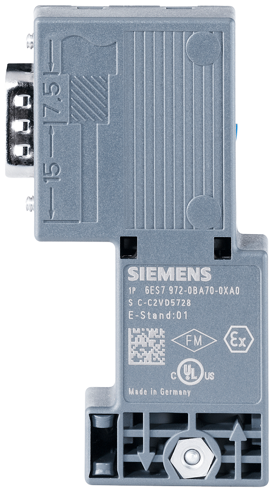 [Imagem CONECTOR DPFASTCONN 90GS/INTERF.PG. IPCD 6ES79720BA700XA0 SIEMENS]