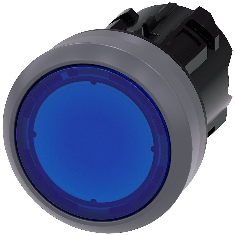 [Imagem do produto FRONT BOTAO ANEL ILU MOM AZ 3SU10310AB500AA0 SIEMENS]