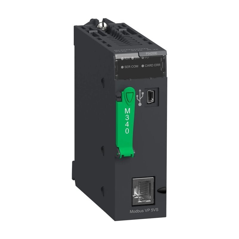 [Imagem do produto MODULO M340 PROCESSADOR 4MB 1 PORTA MODBUS BMXP342000 SCHNEIDER]