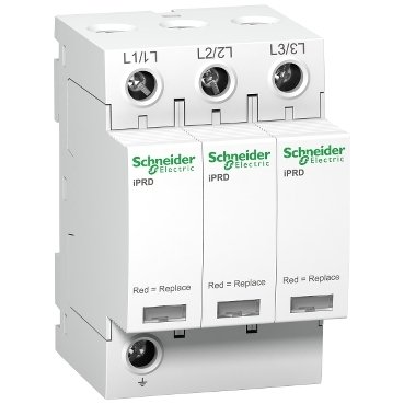 [Imagem IPRD40R MODULAR SURGE ARRESTER 3P IT 460V WITH REMOTE TRANSFERT A9L40321 SCHNEIDER]