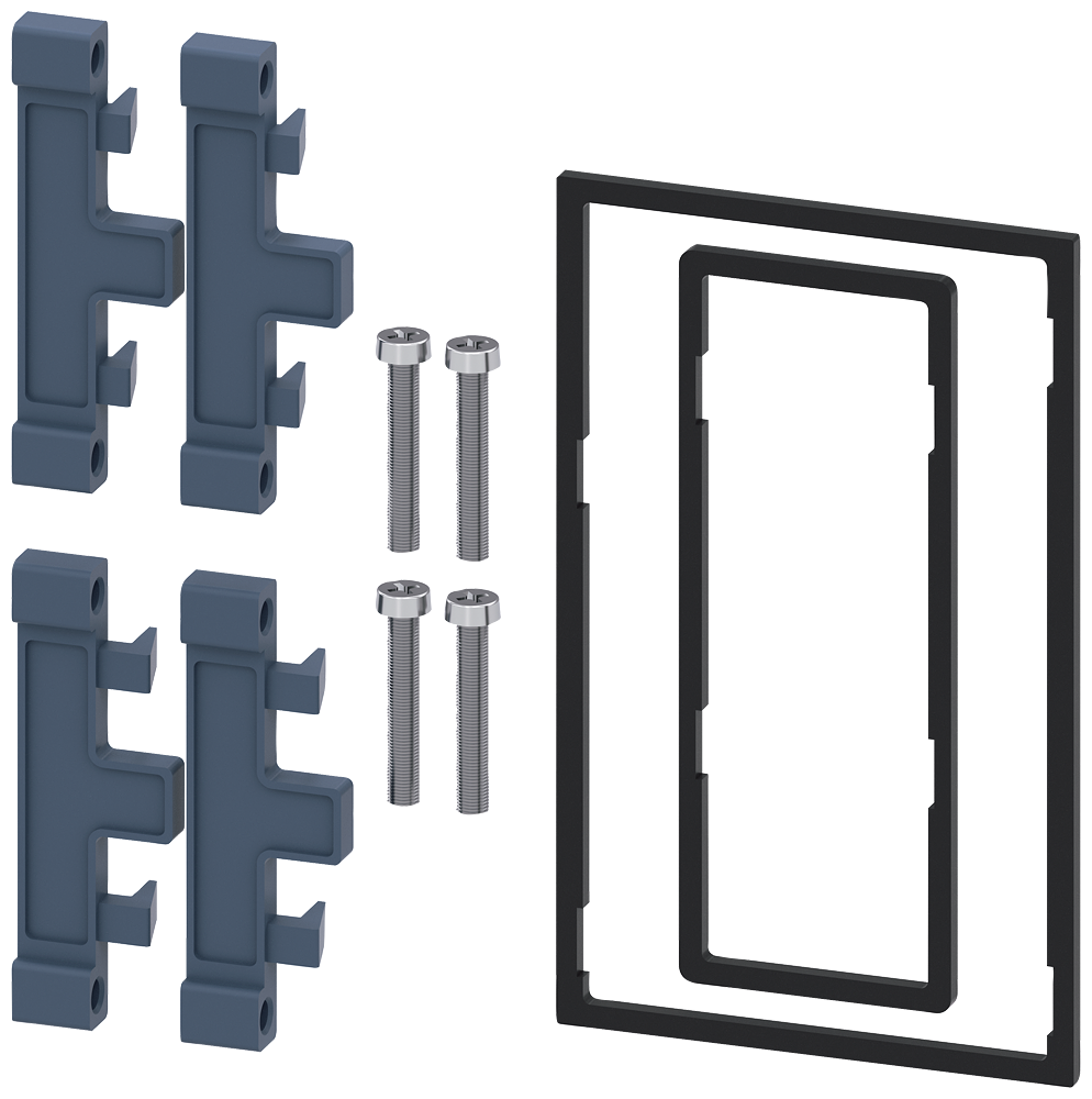 [Imagem KIT DE MONTAGEM DE PORTA IP65 PARA MÓDULO HMI 3RW59800HD00 SIEMENS]