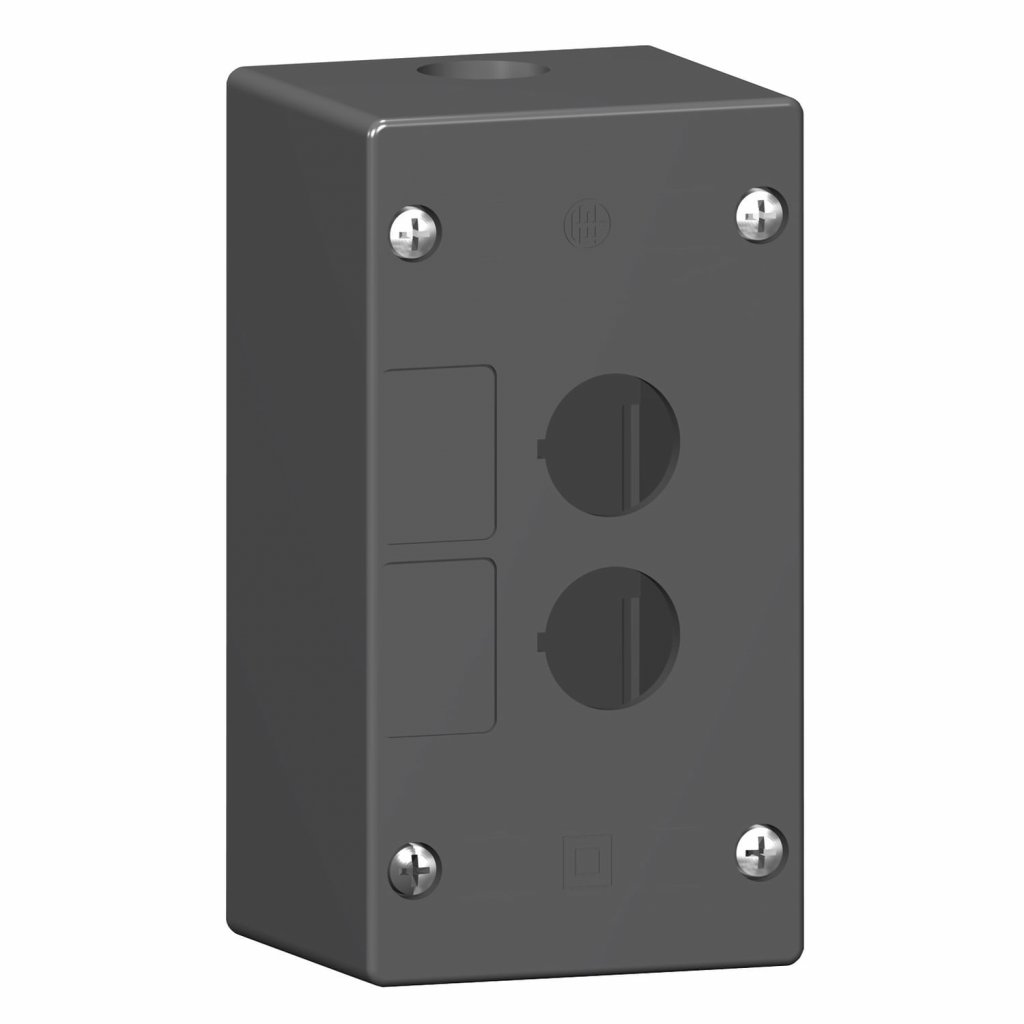 [Imagem do produto BOTOEIRA 22MM PLÁSTICA 2 FUROS VAZIA XALG02 SCHNEIDER]