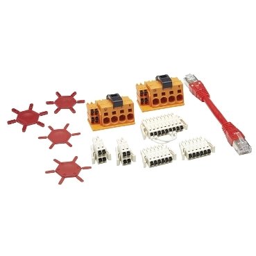 [Imagem CONECTOR DUPLO E CABO SERCOS PARA LEXIUM 62 VW3E6002 SCHNEIDER]