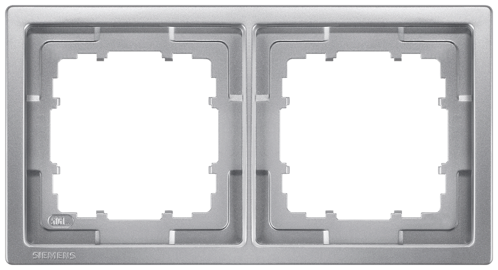 MOLDURA METÁLICO PLATINADO 2X 5TG13221 SIEMENS