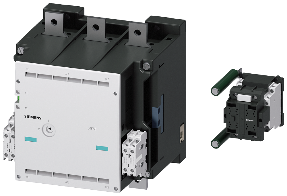 CONTATOR A VÁCUO CA-3E/CA-3 630 A 335 KW / 400 V UE 690V DE 3 POLOS UC: 3 3TF68331QV7-ZA02 SIEMENS