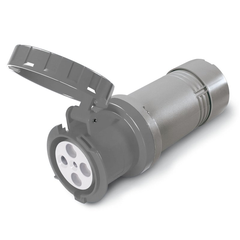 [Imagem do produto TOMADA MÓVEL 100A 2P 3W 5H IP67 277V SCM3100C5W SCAME]