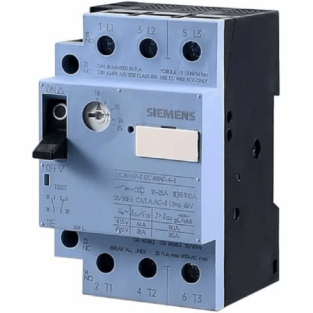 [Imagem DISJUNTOR MOTOR 3VS13 2-3,2 A 1NA1NF 3VS13001NH00 SIEMENS]