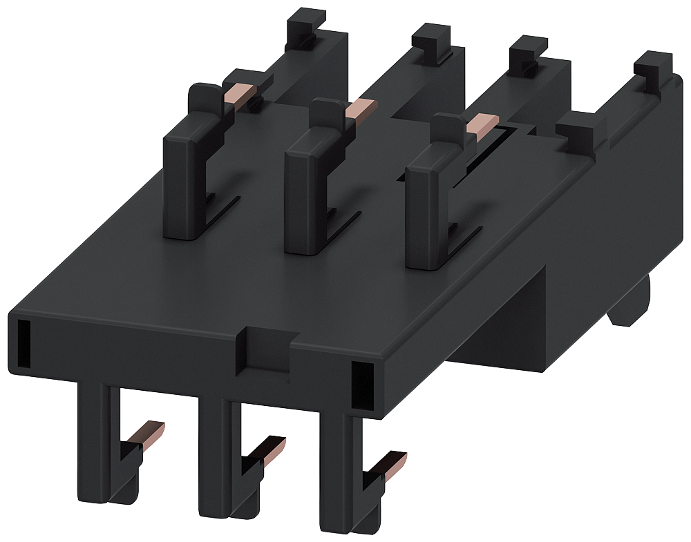 [Imagem do produto ELEMENTO DE CONEXÃO ELÉTRICO E MECÂNICO PARA 3RV2011 E 3RW3.1 3RA29112GA00 SIEMENS]