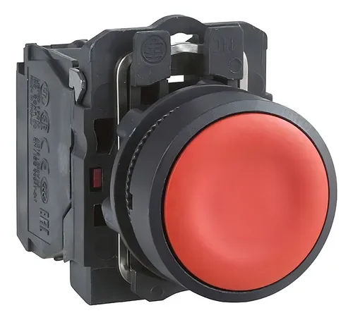 [Imagem BOTÃO 22MM PLÁSTICO  COM REVESTIMENTO DE XB5AP44 SCHNEIDER]