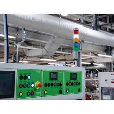 [Imagem SINALIZADOR MODULAR Ø22MM PLÁSTICO LED VERDE 24VCA/CC XB5AVB3 SCHNEIDER]