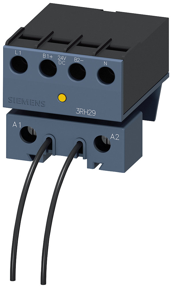 [Imagem LINK DE ACOPLAMENTO 24VCC 1NA+1NF CONT PLC 3RH29241GP11 SIEMENS]
