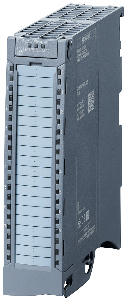 [Imagem ET200MP: 16DI DC24V-125VUC, HF 6ES75217EH000AB0 SIEMENS]