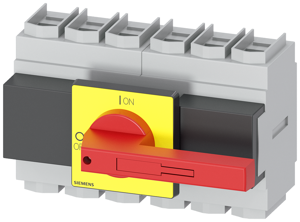 SECCIONADOR DE CORTE EM CARGA 3LD INTERRUPTOR DE PARADA DE EMERGÊNC 3LD23053VK13 SIEMENS