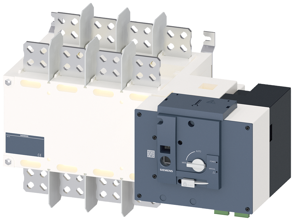 EQUIPAMENTO DE COMUTAÇÃO DE TRANSFERÊNCIA AUTOMÁTICA 3KC ACIONADO R 3KC44520GA210AA3 SIEMENS