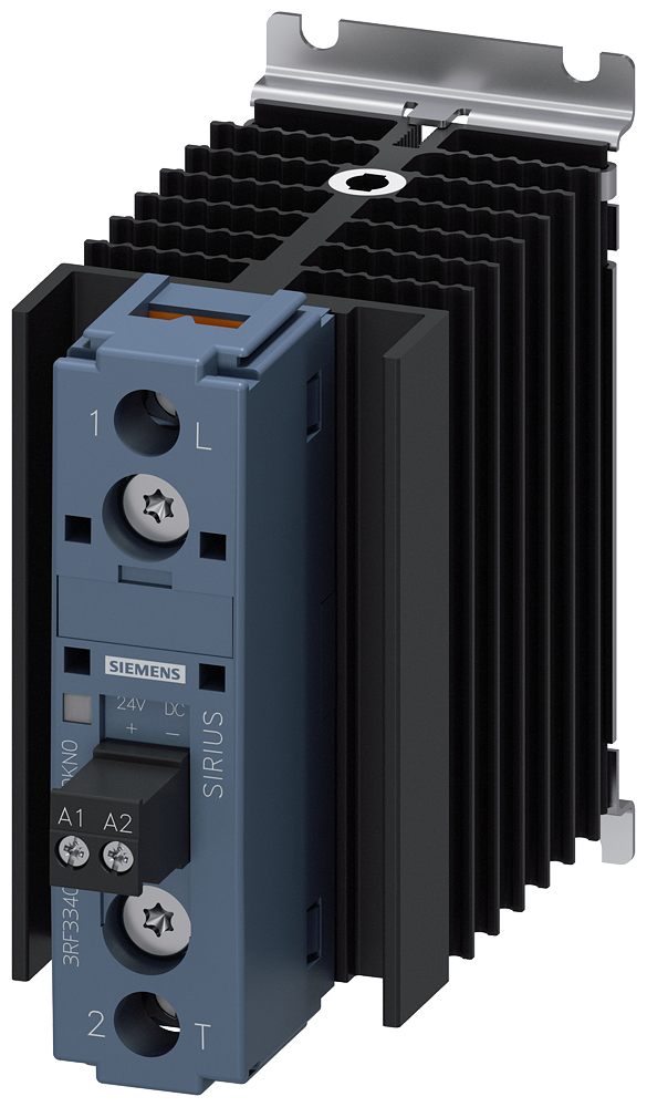 CONTATOR A SEMICONDUTOR DE 1 POLO CA 51/40 A/40 ºC 48-460 V/CC 24 V BAIXA P 3RF33401DA040KN0 SIEMENS