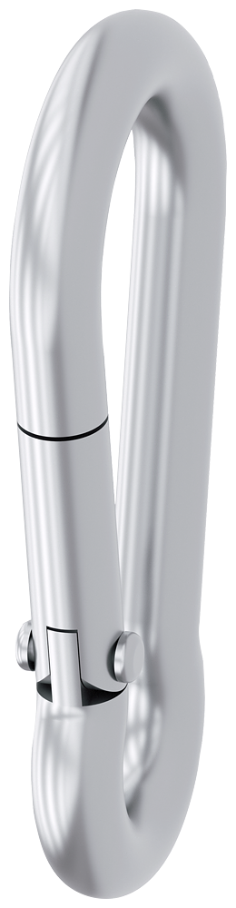 MOSQUETÃO DIN 5299 FORMA C 50MM X5MM AÇO INOXIDÁVEL EMBALAGEM DE CONJUNTO 3SE79321AC SIEMENS