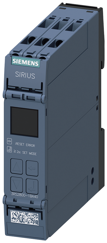 RELÉ DE TEMPERATURA UNIVERSAL VISOR IO-LINK 2 W LIGAÇÃO COM PARAFUSO 3RS28001BA40 SIEMENS