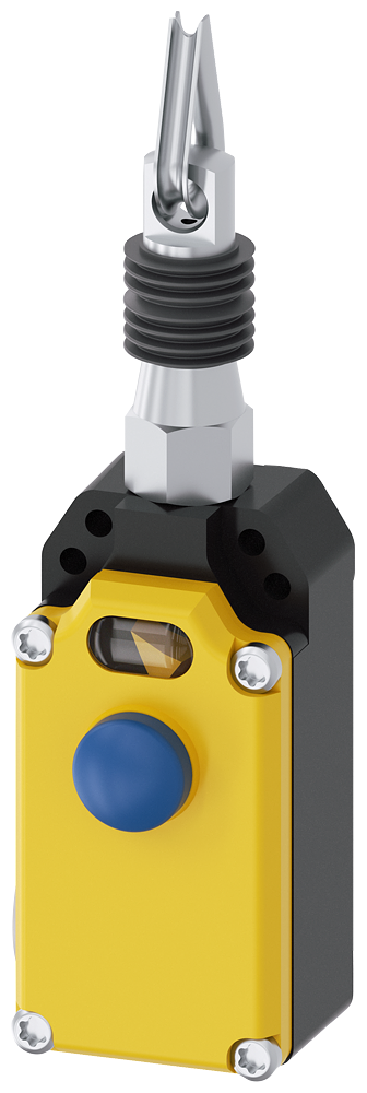 [Imagem INTERRUPTOR DE CABO CARC. METAL, 2X M20X1,5 1NA+2NF, ENGATE EN ISO 13850 3SE71501BH00 SIEMENS]