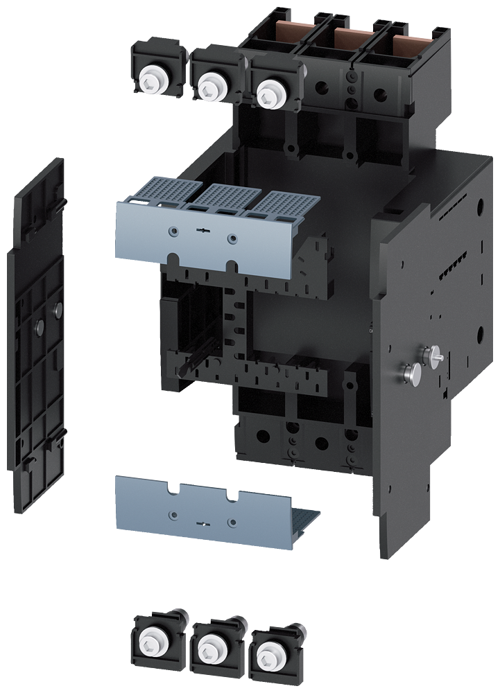 UNIDADE DE ENCAIXE CONJUNTO DE MONTAGEM COMPLETO PARA DISJUNTOR DE 3 POLOS 3 3VA93430KD00 SIEMENS
