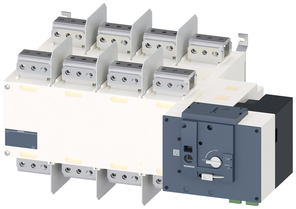EQUIPAMENTO DE COMUTAÇÃO DE TRANSFERÊNCIA AUTOMÁTICA 3KC ACIONADO R 3KC44600JA210AA3 SIEMENS
