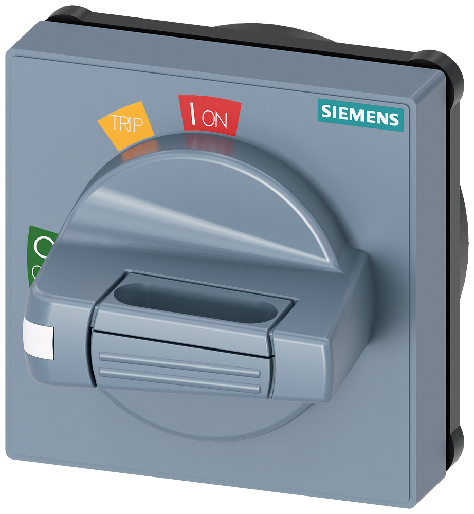 [Imagem do produto MANOPLA COM CHAPA PROTETORA PADRÃO SEM COMPENSAÇÃO DE TOLERÂNCIA COM POSIÇÃO  8UD17210AC11 SIEMENS]
