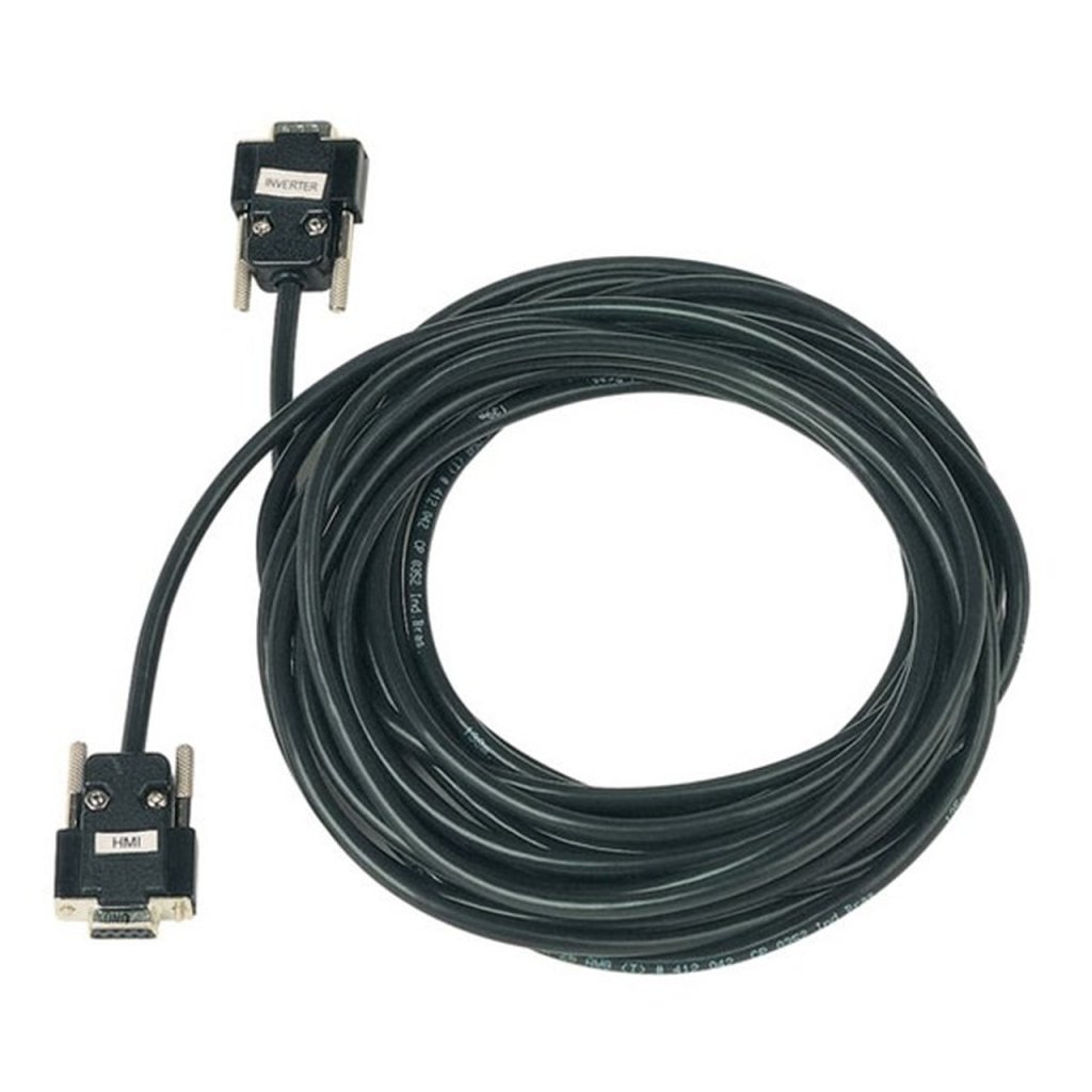 [Imagem do produto CABO DE COMUNICAÇÃO IHM DB9-DB9 3M 10050234 WEG]