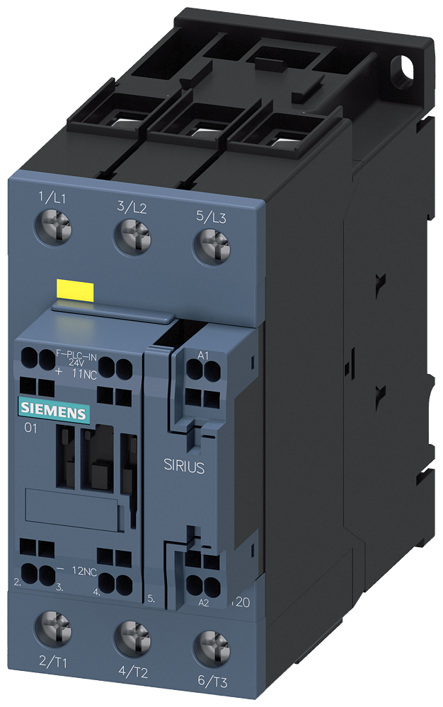 [Imagem do produto CONTATOR 3P 65A 21-33VCA/CC 1NF 50/60HZ 3RT20373SB30 SIEMENS]