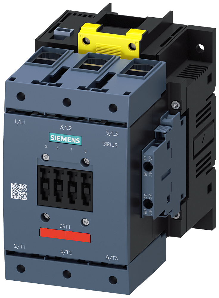 CONTATOR AC-3E 115A/55KW/400V 3 POLOS AC/DC96-127V F-PLC-IN 2NA+2NF T 3RT10541SF363PA0 SIEMENS