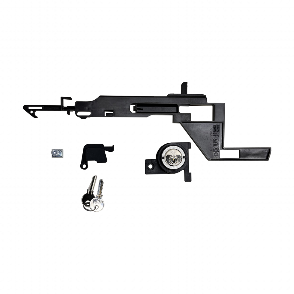 [Imagem DISPARADOR BLOQUEIO 1 PEÇA PARA DISJUNTOR 3WL91110BA360AA0 SIEMENS]