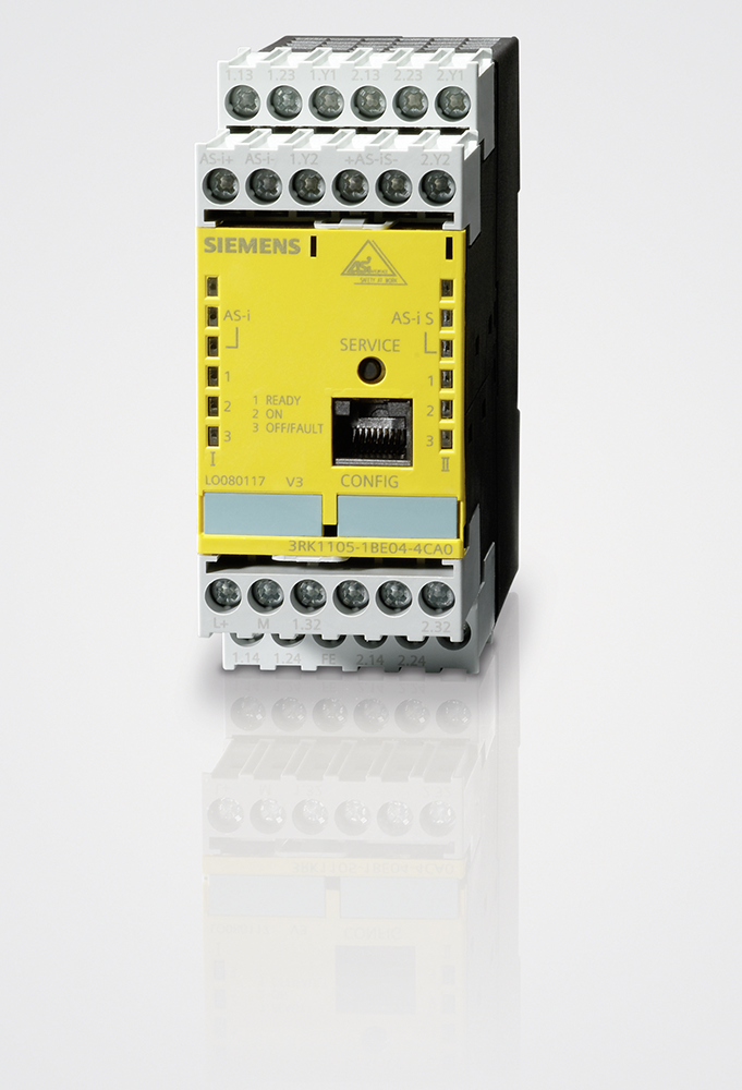 MONITOR DE SEGURANÇA ASISAFE EXPANDIDO 2 F-RO COM SLAVE SEGURO INTEGRADO 3RK11051BE044CA0 SIEMENS