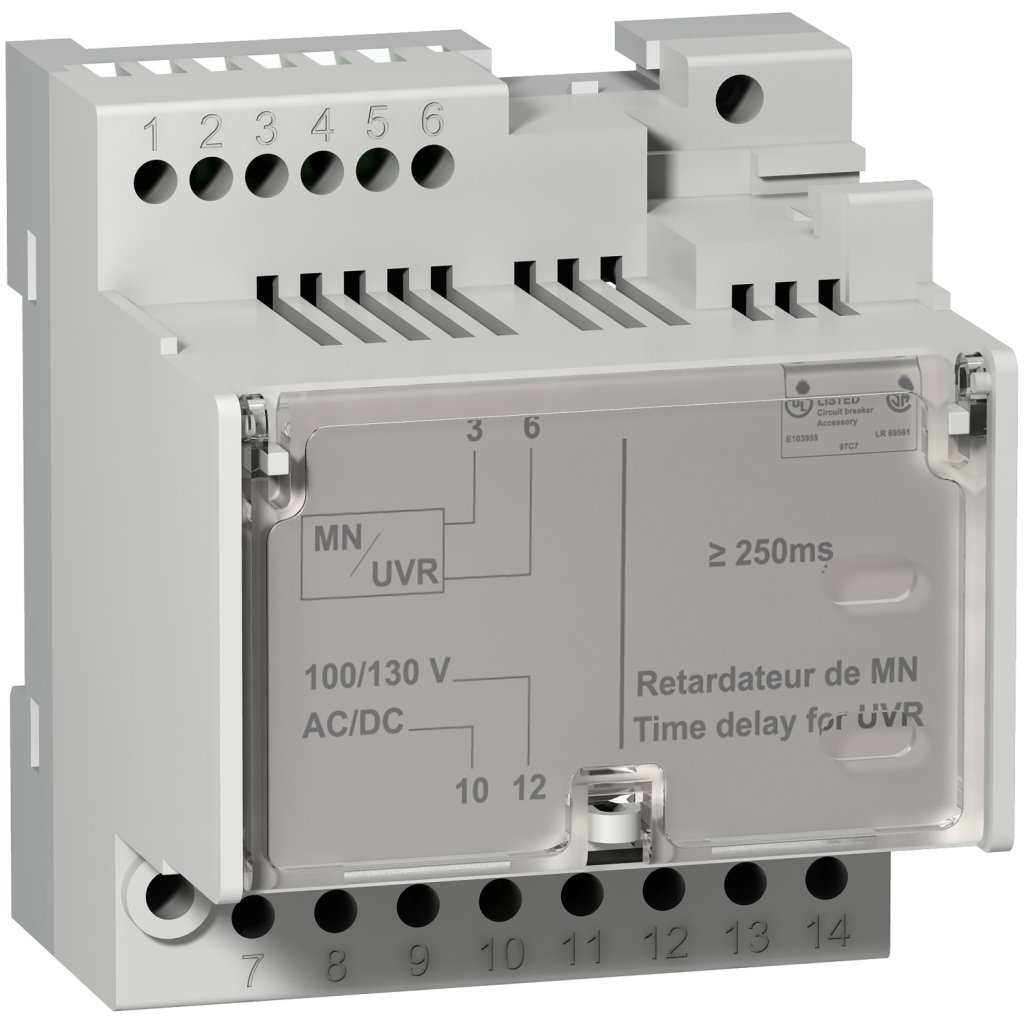 [Imagem do produto RETARDADOR PARA MN MNR 100/130 VCA/CC LV833684SP SCHNEIDER]