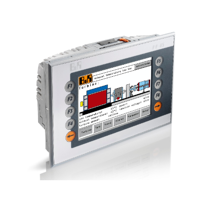 [Imagem PAINEL ALIMENTACAO LCD 26 TECLAS 300KB SRAM FLASHPROM 1024KB RS232 24VCC 4PP015E42001 B&R AUTOMATION]