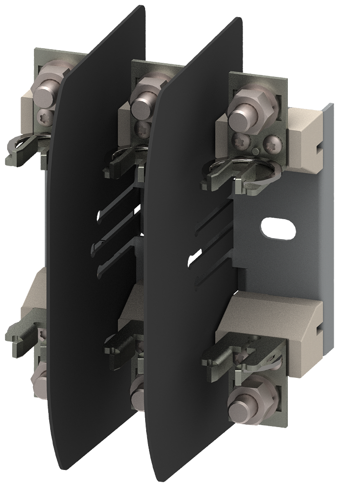 [Imagem BASE DE FUSÍVEL CERÂMICA NH TAMANHO 00 160A 690V 3NH8030 SIEMENS]
