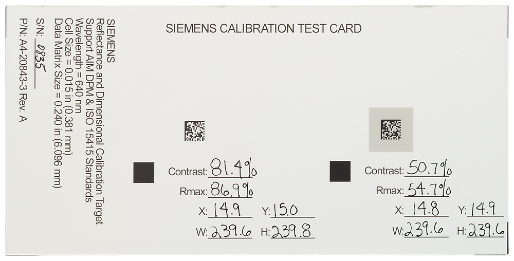CARTÃO DE CALIBRAÇÃO PARA DISPOSITIVOS MV440 COM LICENÇA VERI-GENIUS 6GF34408CE SIEMENS