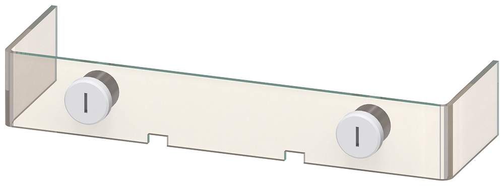 COBERTURA PARA BORNES CURTA PARA UNIÃO APARAFUSADA ENTRE CONTATOR 3TF68 E TRA 3TX76860B SIEMENS