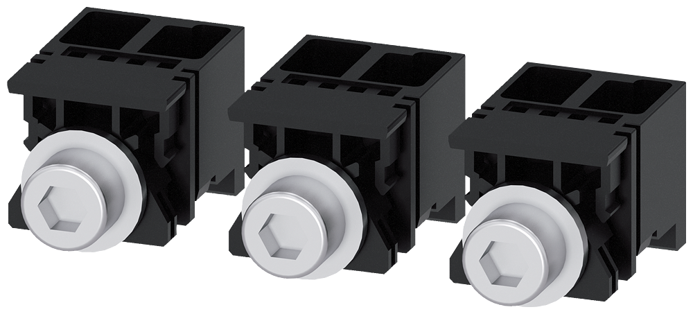 CONEXÃO PLANA DE PARAFUSO 3 PEÇAS ACESSÓRIOS PARA 3VA4 3VA91330QA01 SIEMENS