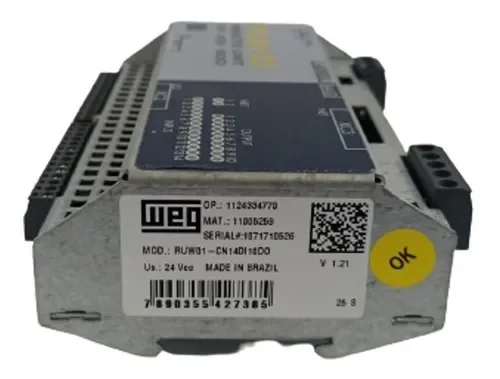 [Imagem MODULO COMUNICACAO RUW01CN14DI10DO 11005259 WEG]