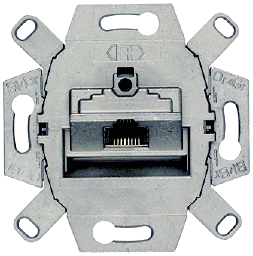 TOMADA DE CONEXÃO UAE BLINDADA 1X DE 8 POLOS RJ45 CAT. 6 E 5TG20261 SIEMENS