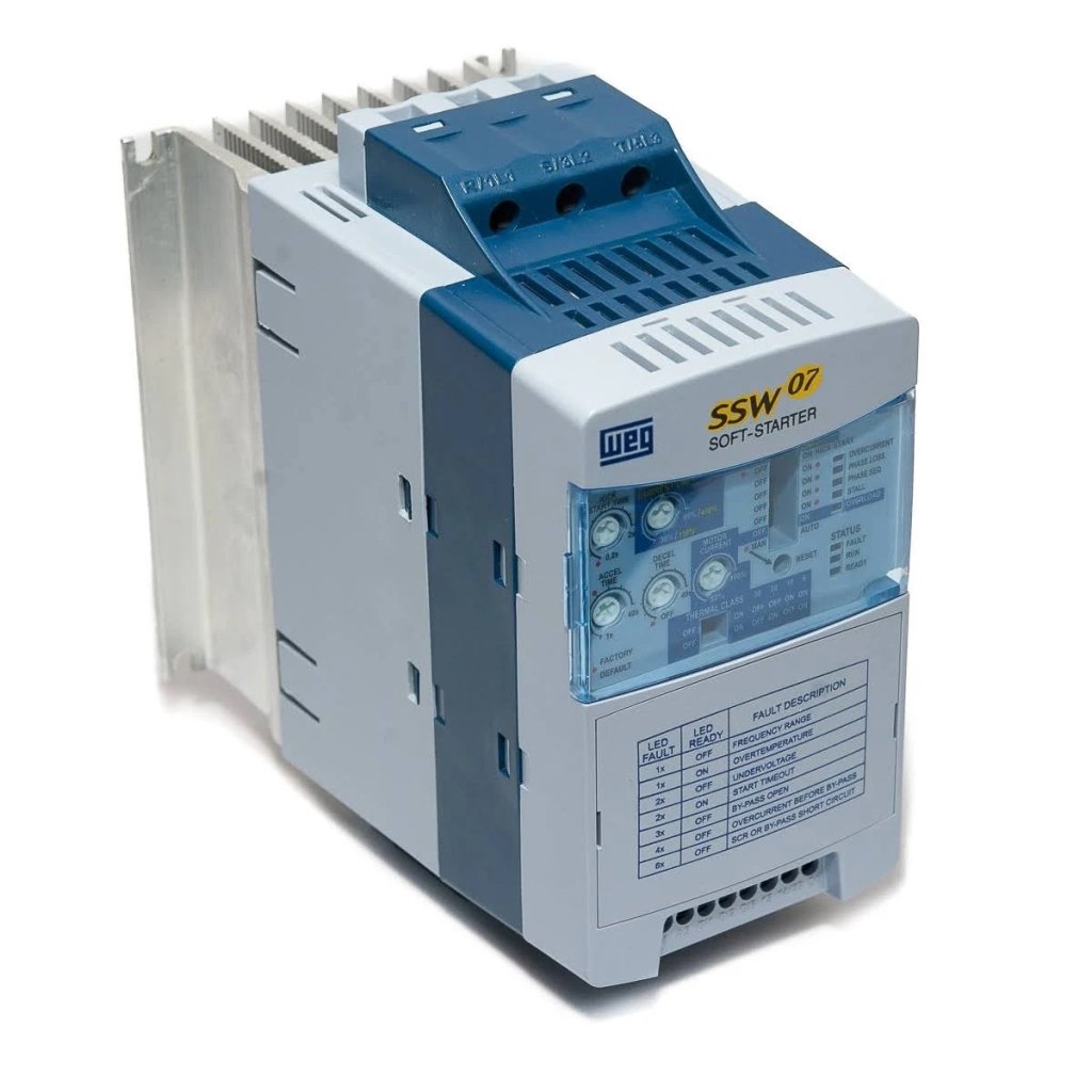 [Imagem CHAVE DE PARTIDA TRIFÁSICA 30 A 220/575 V 50/60 HZ BRSSW070030T5SZ WEG]