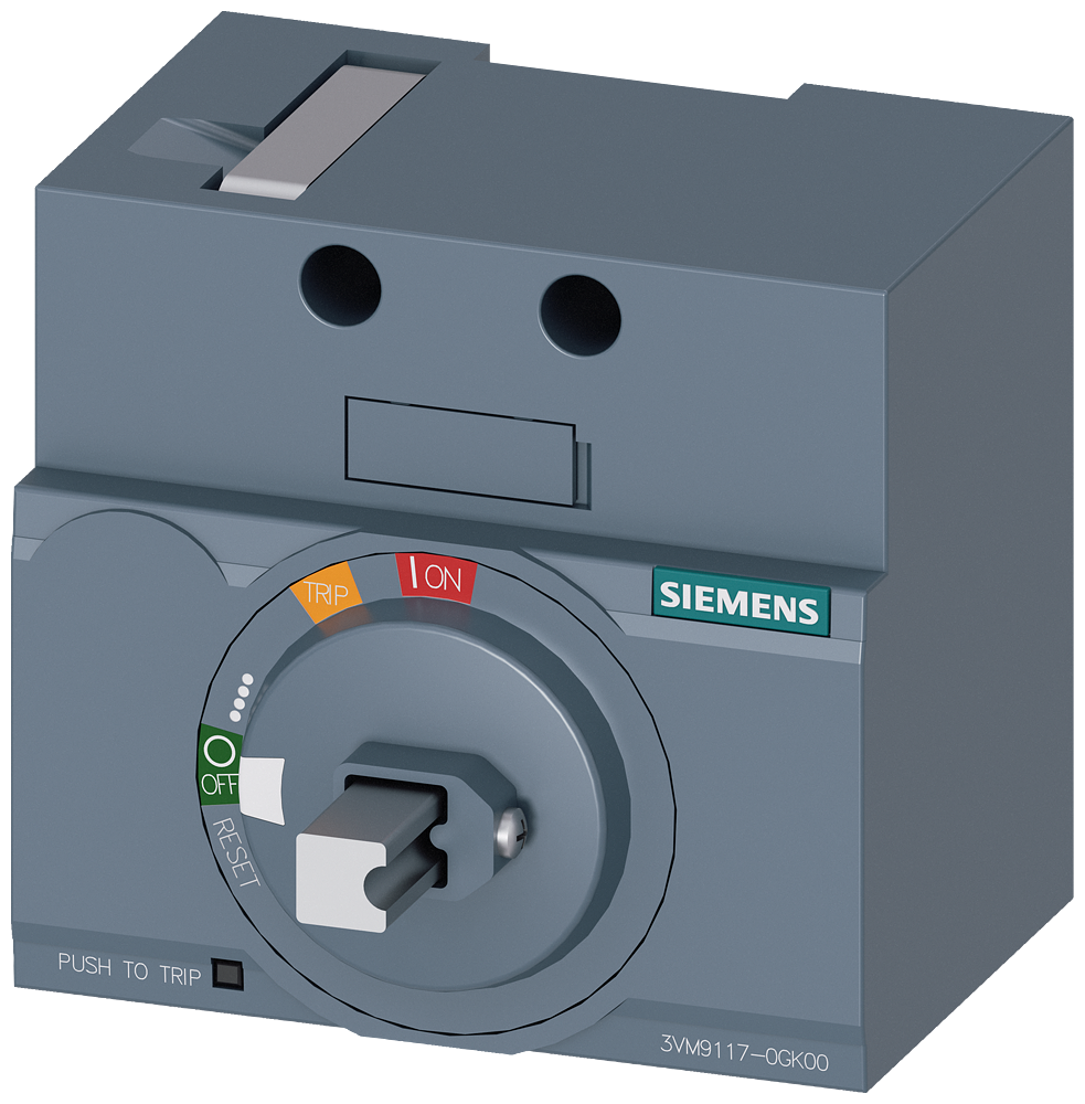 ACIONAMENTO ROTATIVO COM PONTA DO EIXO PARA RETROFIT 8UC ACESSÓRIOS PARA: 3VM 3VM91170GK00 SIEMENS