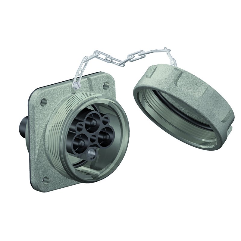 [Imagem do produto TOMADA DE EMBUTIR 320A 3P+N+T IP67 1000V 899.AS5DE495 SCAME]