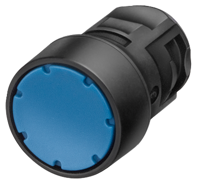 [Imagem do produto BOTÃO DE PRESSÃO, 16MM, REDONDO PLÁSTICO, PRETO 3SB20000AB01 SIEMENS]