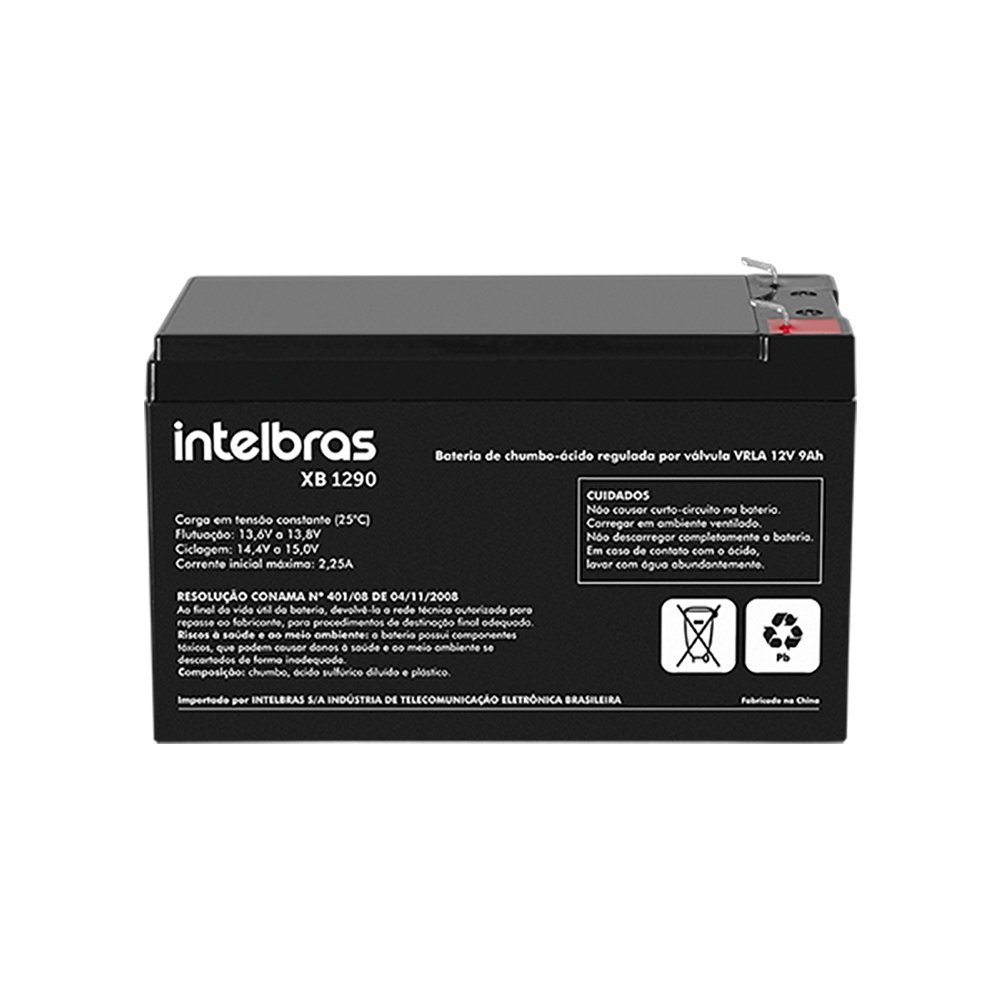 [Imagem do produto BATERIA VRLA 12V 9AH XB1290 INTELBRAS]