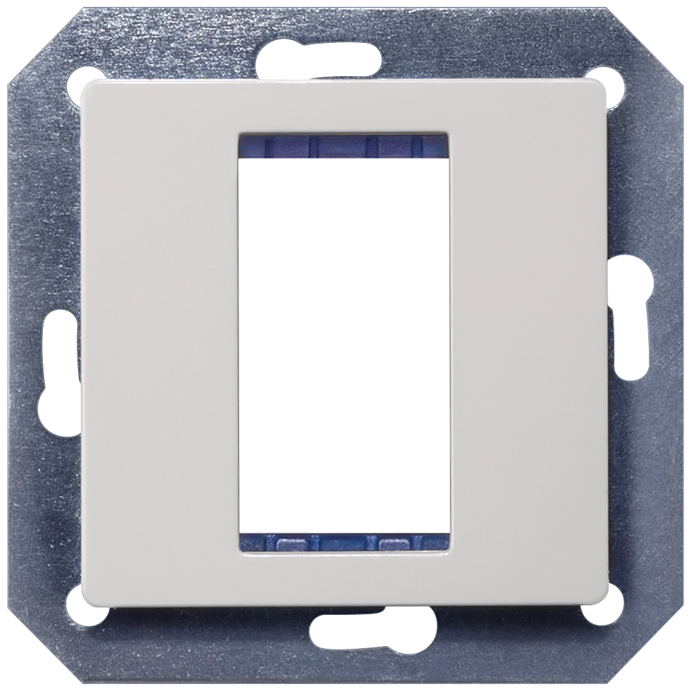 PORTA-MÓDULOS SIMPLES INCL. ARMAÇÃO INTERMÉDIA BRANCO TITÂNIO 5TG2008 SIEMENS